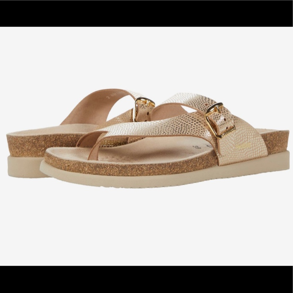 Mephisto Helen Sandals Size 6 Gold